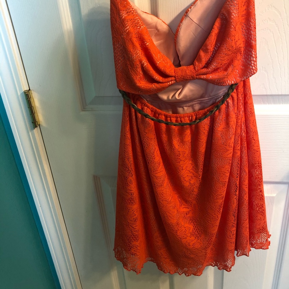 Strapless summer dress